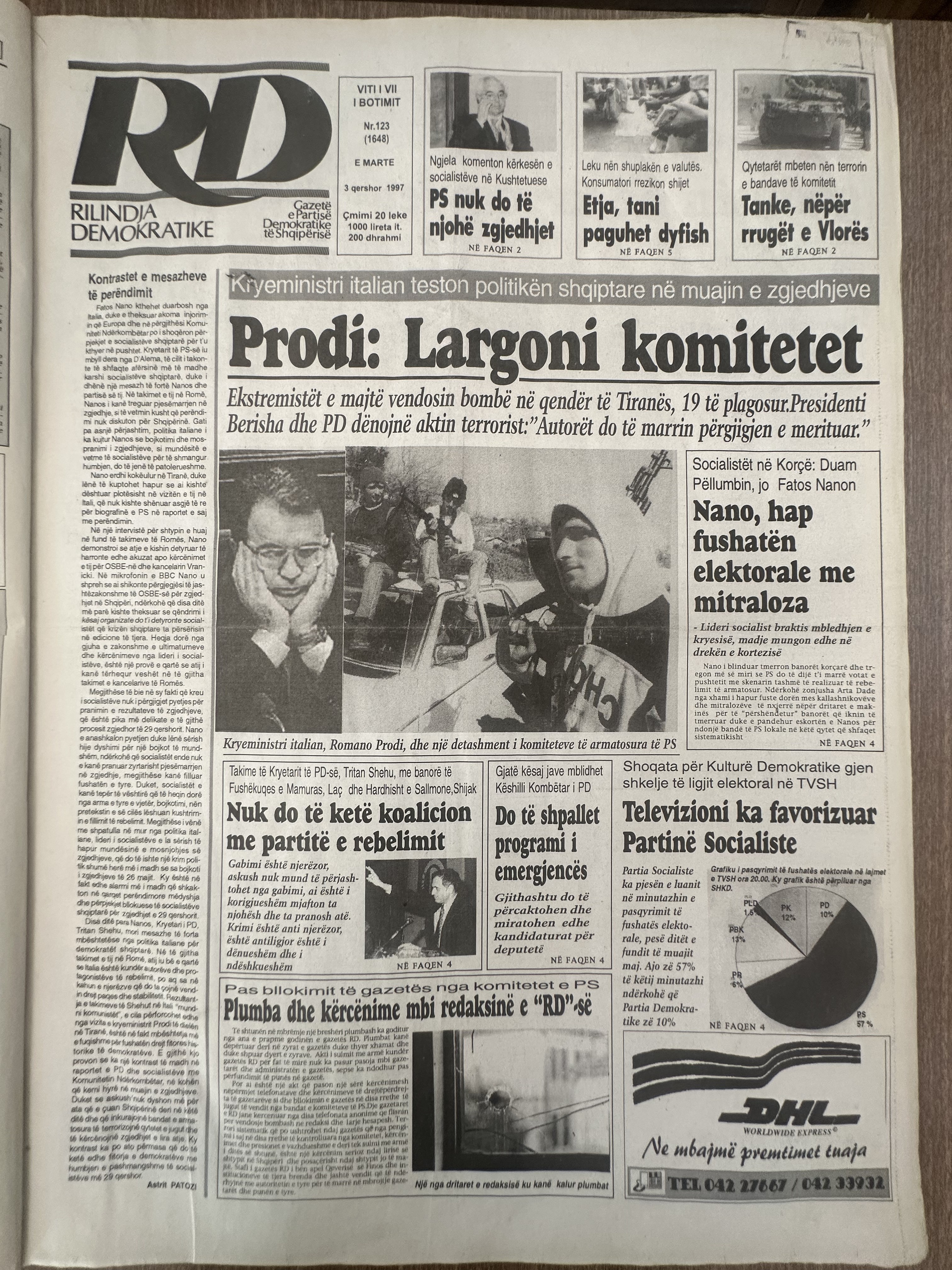 Rilindja Demokratike 1997-02-03
